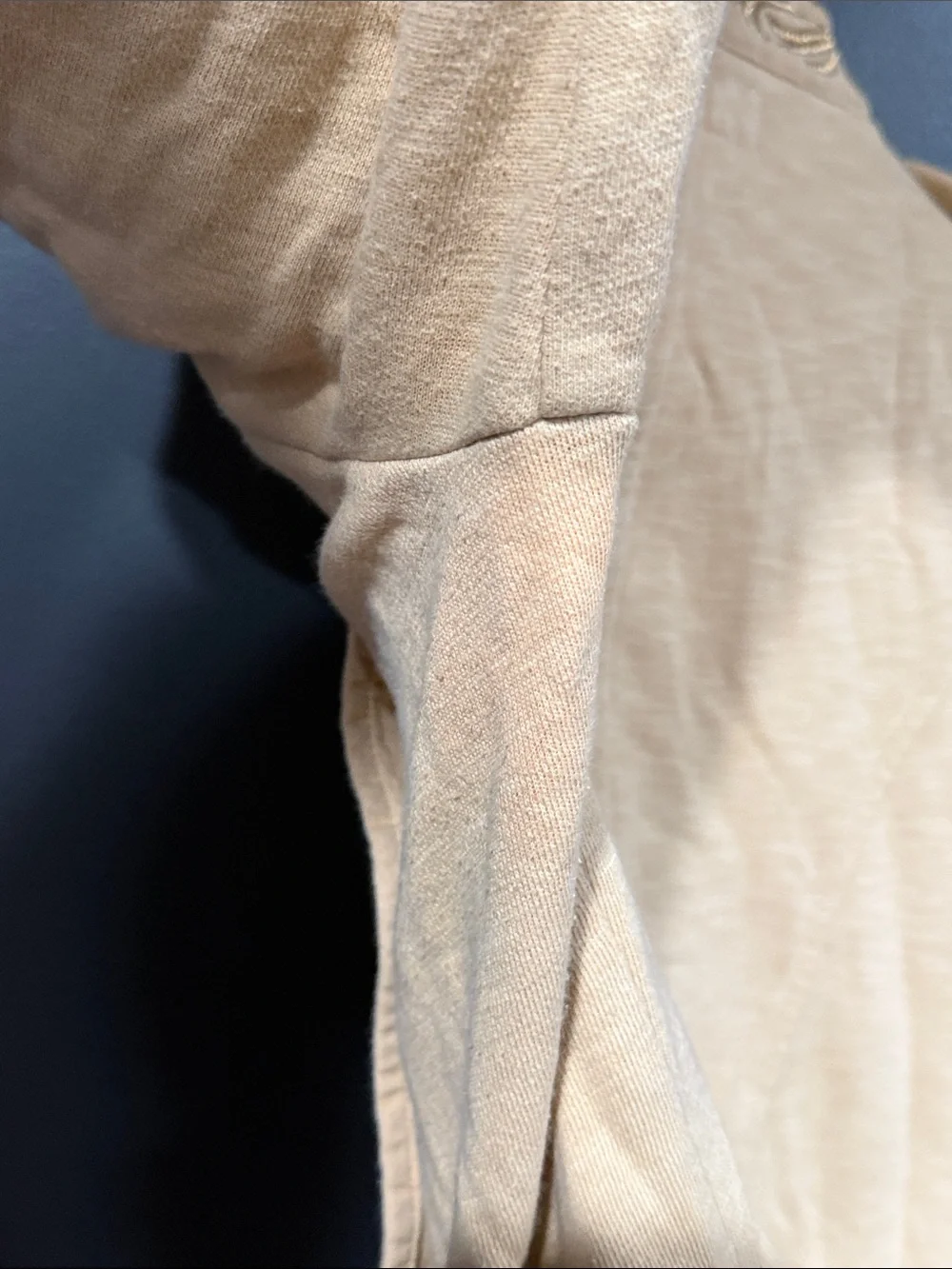 Denim & Supply Ralph Lauren Cream Military-Inspired Blazer